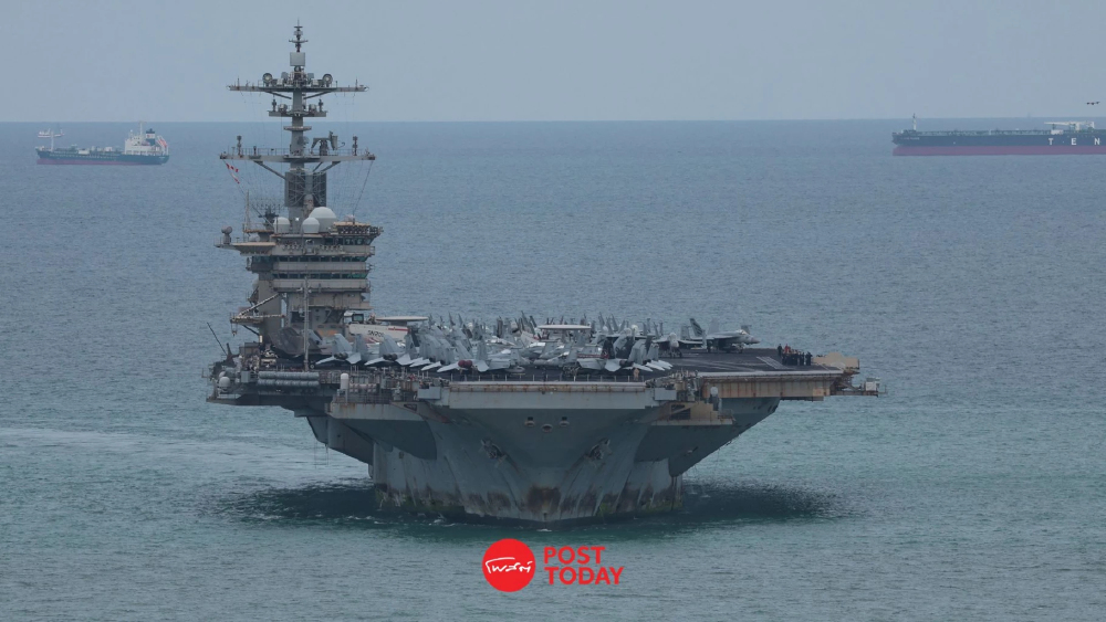 เรือบรรทุกเครื่องบิน USS Abraham Lincoln ถึงไทย หลังไม่ขึ้นฝั่งนาน 200 วัน เรือบรรทุกเครื่องบิน USS Abraham Lincoln ถึงไทย หลังไม่ขึ้นฝั่งนาน 200 วัน