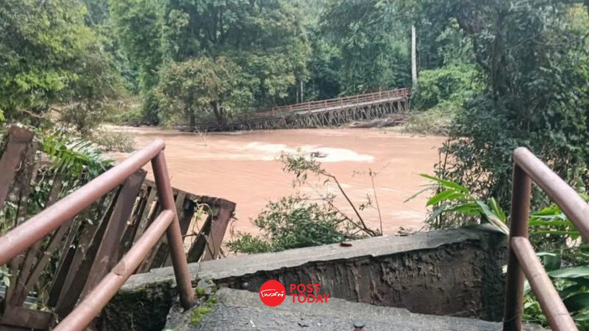 เขาใหญ่ปิดไม่มีกำหนด! น้ำป่าซัดสะพานเหวนรกพัง ย้ำไร้เจ็บ เขาใหญ่ปิดไม่มีกำหนด! น้ำป่าซัดสะพานเหวนรกพัง ย้ำไร้เจ็บ