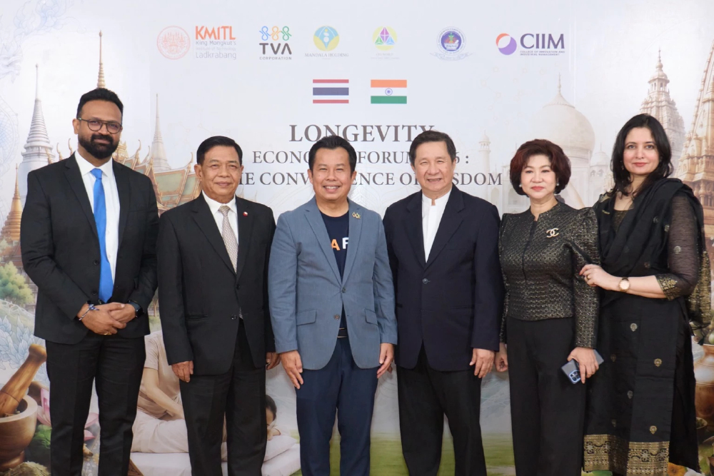 ไทยผนึกอินเดียจัด Longevity Economic Forum 2026 ดันเศรษฐกิจอายุยืน 3 ล้านล้านบาท