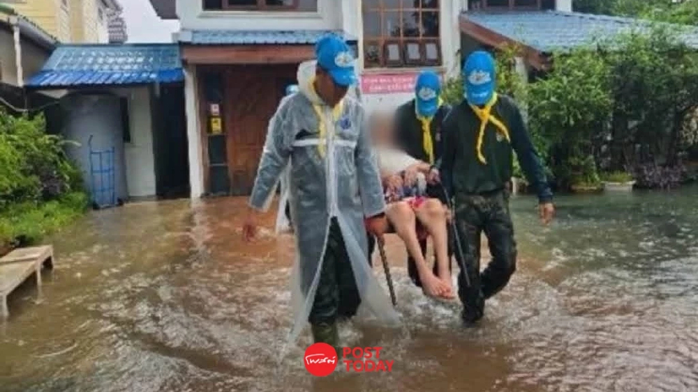 ปภ.เผยน้ำท่วมกทม. 50 เขต กระทบ 25 จังหวัด เร่งช่วยนับแสนครัวเรือน