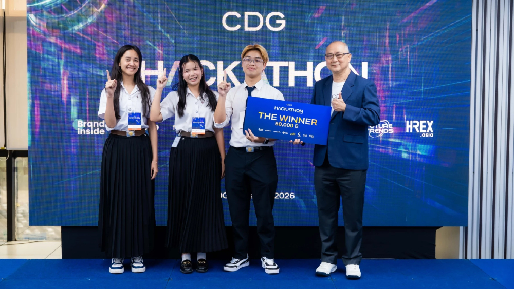 ซีดีจี จุดประกาย Tech Talent ทีม ‘LUMOS’ คว้าชัยด้วยโปรเจกต์ค AI ตรวจจับไฟทางหลวงดับ ช่วย จนท. แก้ไขรวดเร็ว ปชช. ปลอดภัย ในงาน ‘CDG Hackathon 2026’ เปลี่ยนไอเดียแก้โจทย์ประเทศ