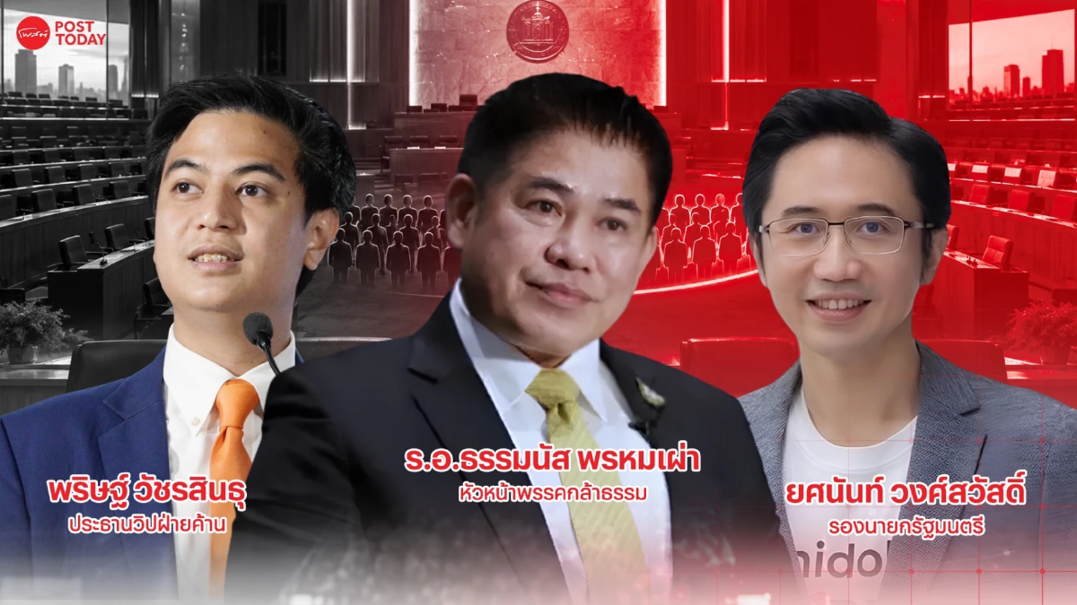กล้าธรรมพ้นวิปฝ่ายค้าน 58 เสียงเขย่าดุลอำนาจรัฐบาล จับตาเก้าอี้ ครม. กล้าธรรมพ้นวิปฝ่ายค้าน 58 เสียงเขย่าดุลอำนาจรัฐบาล จับตาเก้าอี้ ครม.