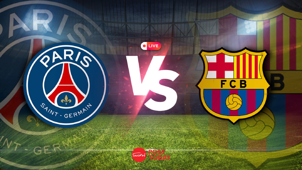 ดูบอลสด ถ่ายทอดสด เปแอสเช พบ บาร์เซโลน่า UCL วันนี้ 20 ต.ค.69