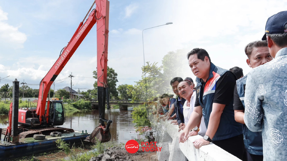 “สรรเพชญ” เร่งเปิดทางน้ำรับฝน เพิ่มประสิทธิภาพระบาย ลดเสี่ยงน้ำท่วม