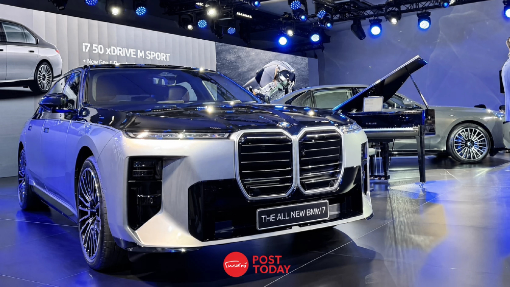 BMW เปิด i7 ใหม่ 6.999 ล้าน แบตอึดวิ่งไกลสุด 727 กม.ต่อชาร์จ