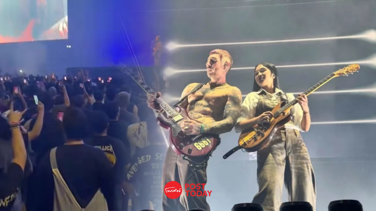 เนเน่ รอยัล แจม Avenged Sevenfold โซโล่กีตาร์ไฟลุกในสิงคโปร์ เนเน่ รอยัล แจม Avenged Sevenfold โซโล่กีตาร์ไฟลุกในสิงคโปร์