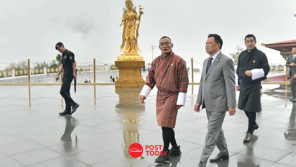นายกฯ ภูฏาน นำ อนุทิน สักการะหลวงพ่อสัจจธรรม สานสัมพันธ์ไทย-ภูฏาน