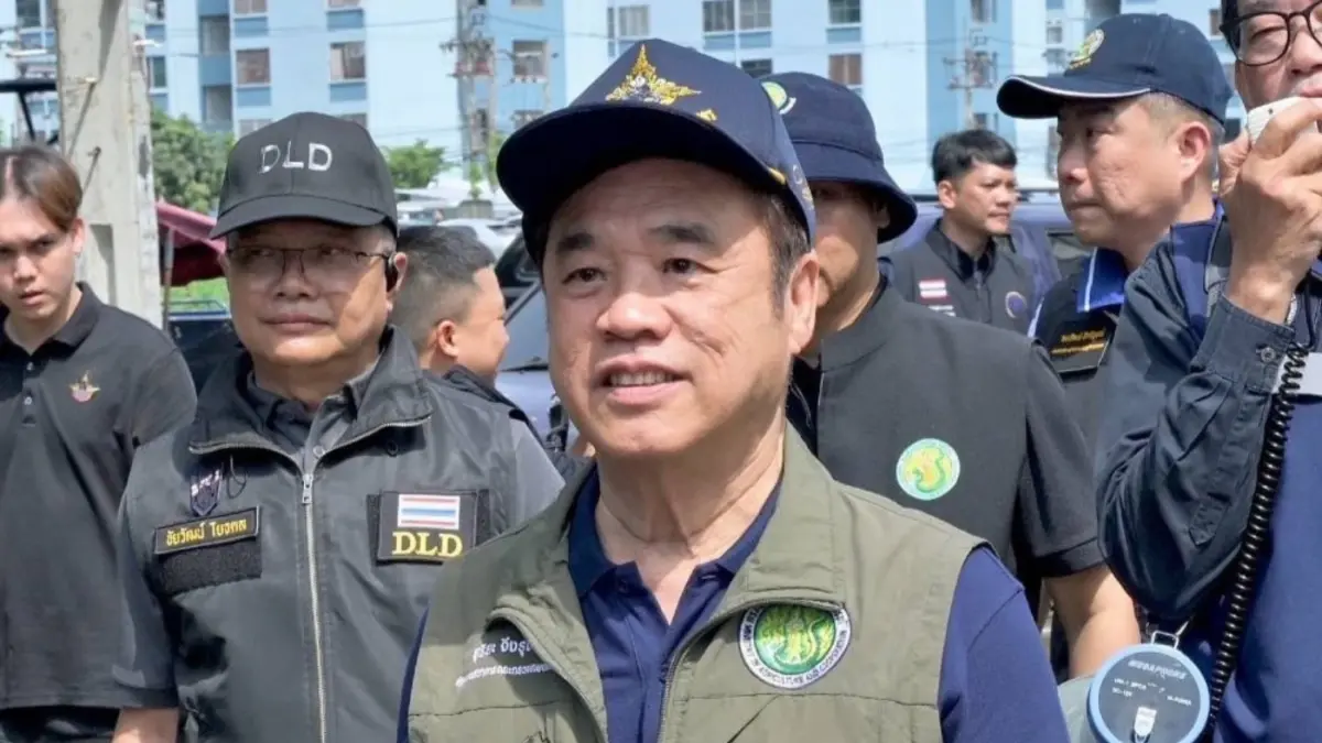 สุริยะฯ สั่งลุย ปศุสัตว์เร่งฝังกลบซากสุกร คาดวันนี้ได้ 1,400 ตัว-เสร็จทั้งหมดพรุ่งนี้  ปราจีนบุรี 6 ต.ค