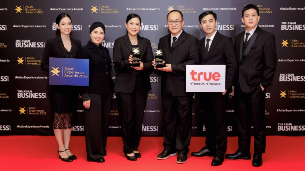 กระหึ่มเอเชีย! ทรูคว้า 2 รางวัลใหญ่ ด้านประสบการณ์ลูกค้าแห่งปี จาก Asian Experience Awards 2026 ประเทศสิงคโปร์