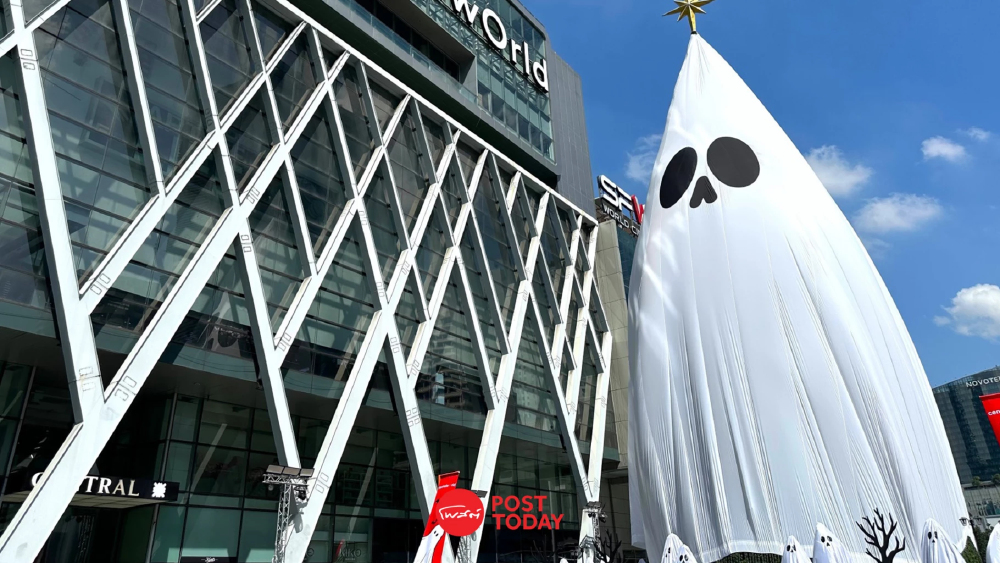 ’Spooky Boo‘ ผียักษ์คัมแบ็ก! แลนด์มาร์กฮาโลวีนสุดปังกลางเมือง
