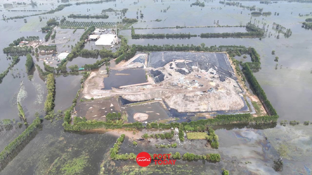 พื้นที่น้ำหลากตั้งโรงงานกากได้? คพ.พบสารปิโตรเลียมสูง จ่อดำเนินคดี