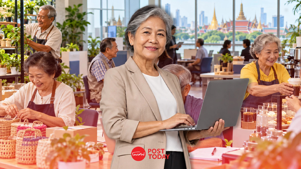 วัย 60+ ยังมีไฟ จัดหางานดันผู้สูงอายุมีงานทำ สร้างรายได้กว่า 116 ล้านต่อปี